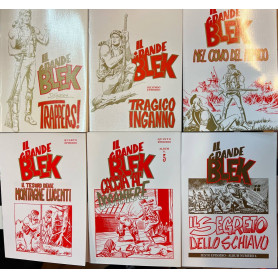 Il grande Blek. Album figurine fumetti da n° 1 a 6.