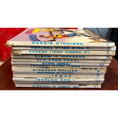 Lotto 14 fumetti Zagor (n° 110-111-136-141-146-147-150-153-156-157-164-170-186-191).