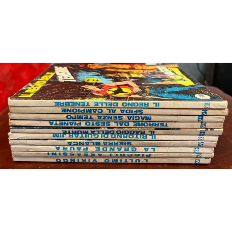 Lotto 10 fumetti Zagor (n° 223-224-225-227-228-231-232-233-234-239).