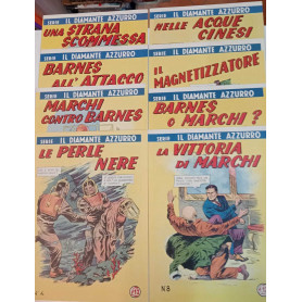 Il diamante azzurro. Serie completa dal n. 1 al n. 8. Ristampe anastatiche.