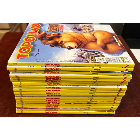Lotto 18 fumetti Topolino (n° compresi tra 2500 e 2599 in descrizione).
