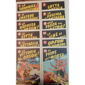 Orson l'uomo degli spazi. Serie completa dal n. 1 al n. 12.