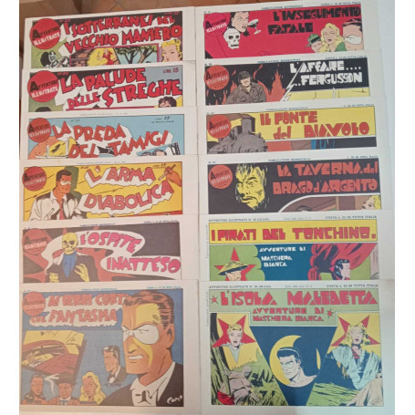 Avventure illustrate serie dal n. 25 al n. 36. Ristampa anastatica.