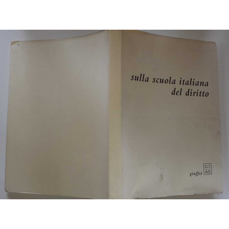 Sulla scuola italiana del diritto