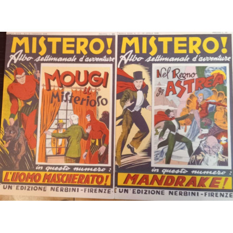 Mistero! Albo settimanale d'avventure. Serie dal n. 1 al nn. 11.