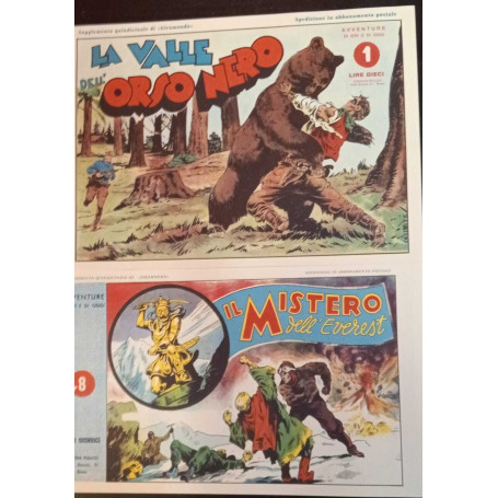 Avventure di ieri e di oggi. Serie dal n. 1 al n. 8. Ristampa anastatica.