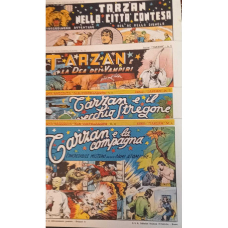 Raccolta "Albi costellazione" serie Tarzan n. 1/4.