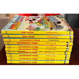Lotto 10 fumetti Mega Almanacco/Mega 2000 Walt Disney (n° 407-410-414-416-417-418-419-423-424-425).