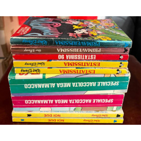 Lotto 9 fumetti vari Topolino (numeri e titoli in descrizione).