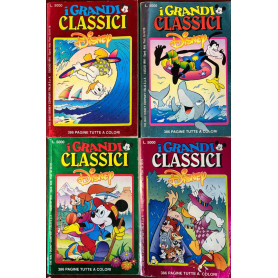 Lotto 4 fumetti I grandi Classici Disney (da n° 55 a 58).