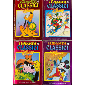 Lotto 4 fumetti I Grandi Classici Disney (n° 60-62-64-69).
