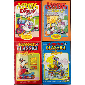 Lotto 4 fumetti I Grandi Classici Disney (n° 41-42-45-46).