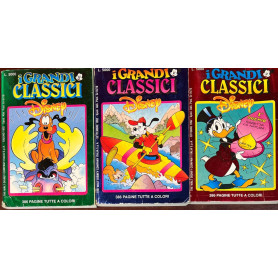 Lotto 3 fumetti I Grandi Classici Disney (n° 67-70-71).