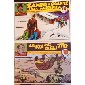 Zambo. Albi Vulcania serie dal n. 1 al n. 41. Ristampa anastatica.