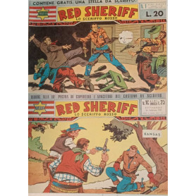 Red Sherif lo sceriffo rosso. Serie completa dal n. 1 al n. 16.