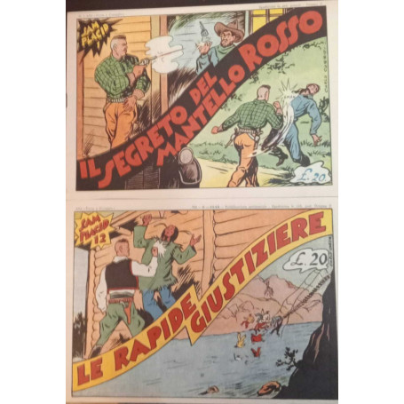 Albi "Forza e coraggio. Serie dal n. 1 al n. 12. Ristampa anastatica.