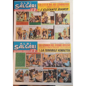 Albi Salgari. Serie dal n. 1 al n. 20. Ristampa anastatica.