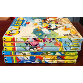 Lotto 6 fumetti I Classici Disney (n° 259-260-264-268-269-271).