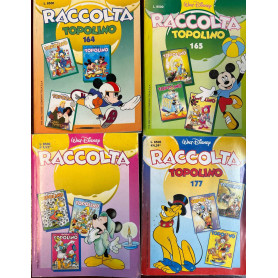 Lotto 4 volumi Raccolta Topolino (n° 164-165-166-177).