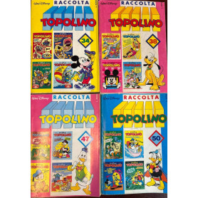 Lotto 4 volumi Raccolta Topolino (n° 34-38-47-50).