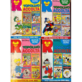 Lotto 4 volumi Raccolta Topolino (n° 63-64-68-70).
