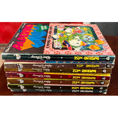 Lotto 7 fumetti Paperino Mese (n° 120-121-123-124-126-127-128).