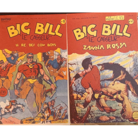 Big Bill " Le Casseur". Serie completa 1/41. Ristampa anastatica.