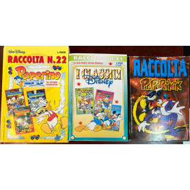 Lotto 3 fumetti Disney Raccolta (titoli e numeri in descrizione).