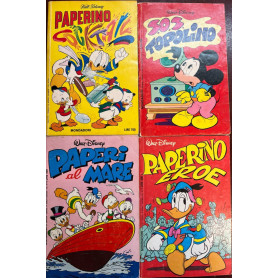 Lotto 4 fumetti I Classici di Walt Disney (n° 49-54-56-58).