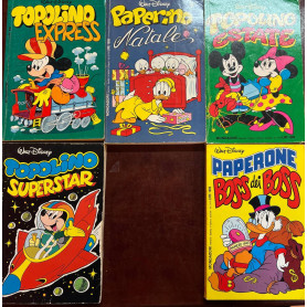 Lotto 5 fumetti I Classici di Walt Disney (n° 60-61-67-69-70).