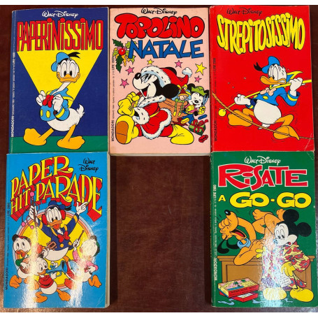 Lotto 5 fumetti I Classici di Walt Disney (n° 108-109-113-114-115).