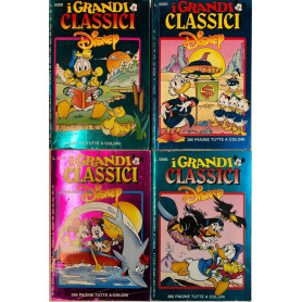 Lotto 4 fumetti I Grandi Classici Disney (da n° 89 a 92).