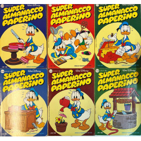Lotto 6 fumetti Super Almanacco Paperino (da n° 20 a 25).