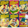 Lotto 6 fumetti Super Almanacco Paperino (n° 19-36-37-39-41-44).