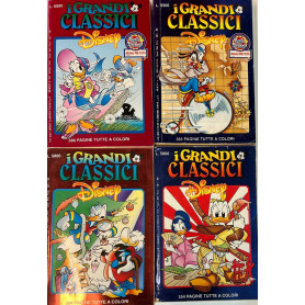 Lotto 4 volumi I Grandi Classici Disney (n°101-102-109-114).