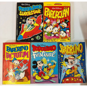 Lotto 5 volumi I Classici di Walt Disney (n°69-70-71-72-74).
