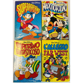Lotto 4 volumi I Classici di Walt Disney (n° 76-77-92-98).