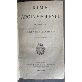 Rime di Argia Sbolenfi