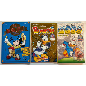 Lotto 3 fumetti Disney (titoli e numeri in descrizione).
