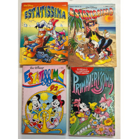 Lotto 4 volumi Estatissima (n°22-31 e Estatissima '92) e Primaverissima '91.