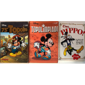 Lotto 3 fumetti Walt Disney (titoli in descrizione).