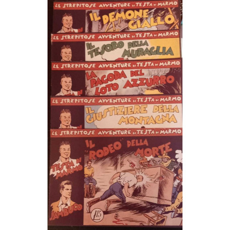 Le strepitose avventure di Testa di Marmo. Episodi 1/5 completa.