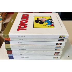 Lotto 8 volumi I Classici del fumetto di Repubblica (da n° 1 a 9 escluso 4).