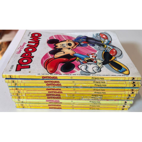 Lotto 11 fumetti Topolino (n° compresi tra 2070 e 2099 in descrizione).