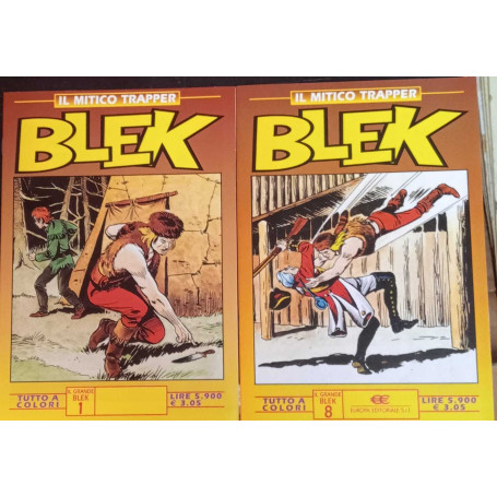 Grande Blek. Il mitico trapper. Serie dal n. 1 al n. 8.