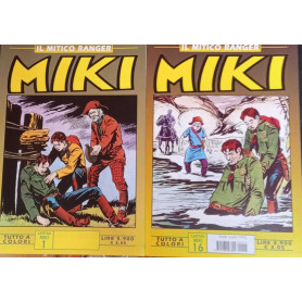 Miki. Il mitico ranger. Serie dal n. 1 al n. 16.