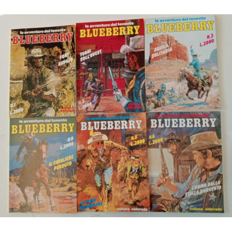 Le avventure del tenente Blueberry. Serie dal n. 1 al n. 6.