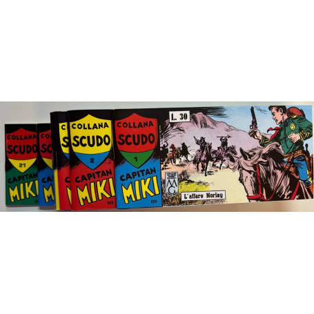 Capitan Miki. Collana Scudo. Serie XXV (da n° 1 a 21).