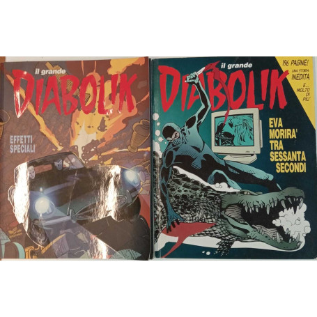 Il grande Diabolik n 3/1999 e n. 2/2016.