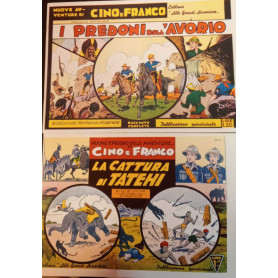 Collana Albi grandi avventure con Cino e Franco. N. 10 albi. Ristampa anastatica.